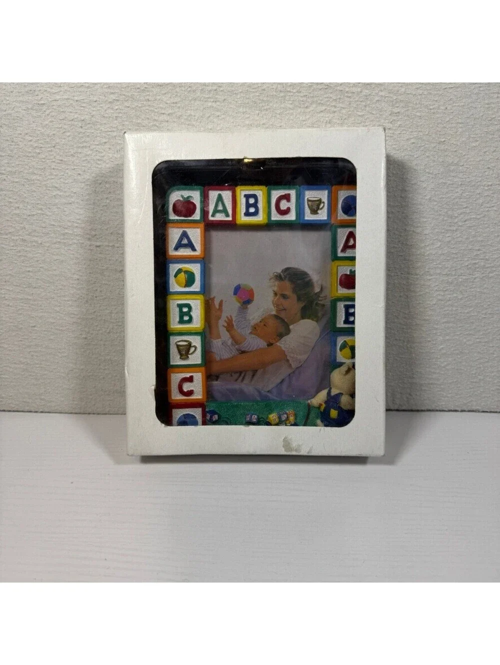 Vintage Children's Alphabet Block Themed Photo Frame 4x6
